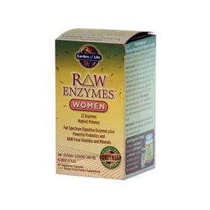 Garden of Life Raw Enzymes - Women - 90 vcaps