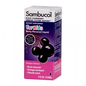 Health Care Brands Sambucol Liquid For Kids Natural Berry - 4 fl. oz.