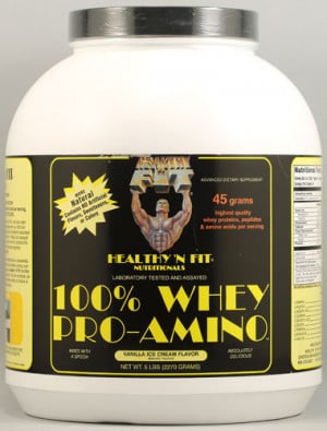 100% Whey Pro-Amino Vanilla Ice Cream 5 lbs