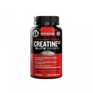IOVATE Six Star Pro Nutrition - Professional Strength Creatine X3 Elite Series 60 cplts