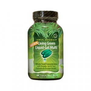 Irwin Naturals Men's Living Green Liquid-Gel Multi 90 sgels