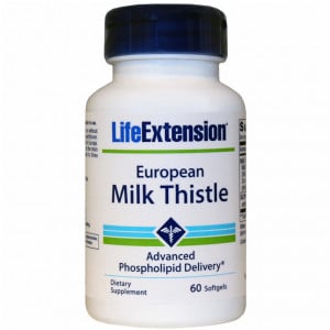 Life Extension Milk Thistle - Certified European (750mg) 60 vcaps