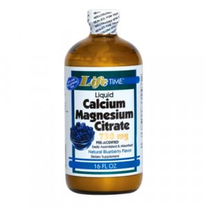 Lifetime® Liquid Calcium Magnesium Citrate (750mg) Natural Blueberry - 16 fl.oz