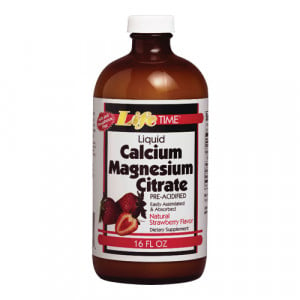 Lifetime ® Liquid Calcium Magnesium Citrate Natural Strawberry - 16 fl.oz