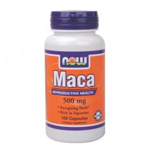 Now Maca 500 mg 100 capsules 
