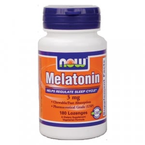 Now Melatonin w/ Vitamin B6 - 3 mg 180 Lozenges 