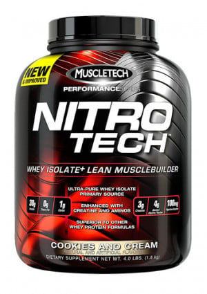 MuscleTech Nitro Tech Performance Series Cookies and Cream 4 lbs