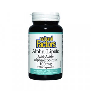 Natural Factors Alpha Lipoic Acid - 100 mg 120 Caps