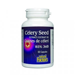 Natural Factors Celery Seed - 60 Caps