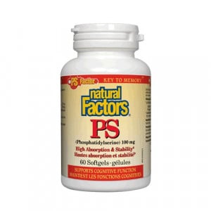 Natural Factors PS (Phosphatidylserine) -100 mg 60 Caps 