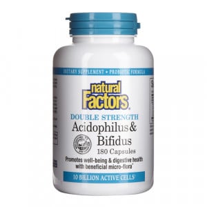 Naturals Factors Acidophilus & Bifidus 180 caps