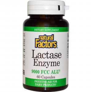 Natural Factors Lactase Enzyme (9000 FCC ALU) 60 caps