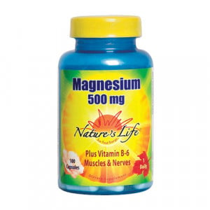 Nature’s Life Magnesium (500mg) - 100 caps