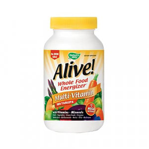Nature’s Way Alive Multivitamin - No Iron Added -180 tabs
