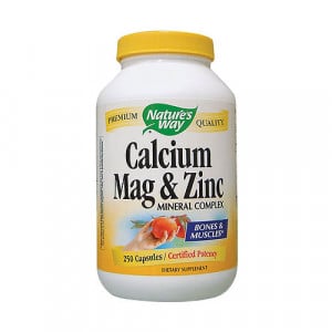 Nature’s Way Calcium, Magnesium & Zinc -  250 caps