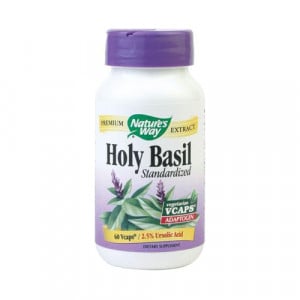 Nature's Way Holy Basil – Standardized Extract (450mg) 60 vcaps