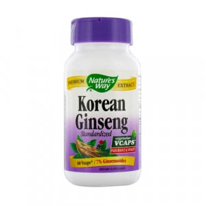Nature’s Way Korean Ginseng - Standardized Extract 60 vcaps