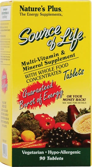 Source of Life Multi-Vitamin & Mineral Supplement 90 tabs