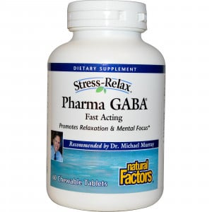 NATURAL FACTORS Pharma GABA Chewable 60 tabs