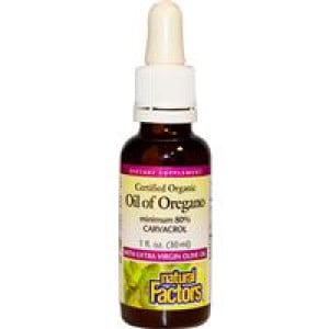 Natural Factors Oil of Oregano with Organic Extra Virgin Olive Oil 1 fl.oz