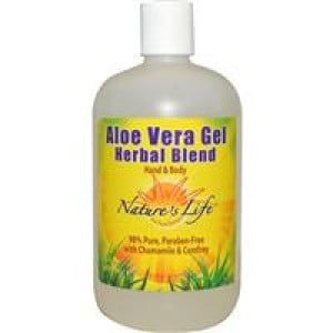 Nature's Life Aloe Vera Gel Herbal Blend - Hand & Body 16 oz