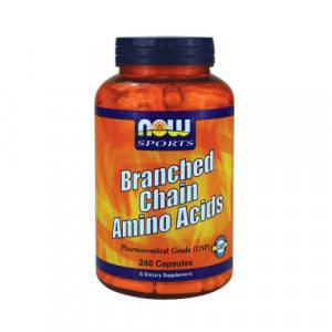 NOW Branched Chain Amino Acids 240 caps