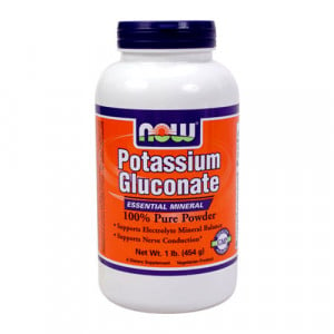 Now Now Potassium Gluconate Powder 100% Pure 1 lbs.