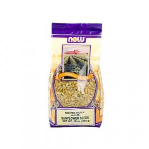 Now Sunflower Seeds - Roasted, Salted Hulled - 16 oz.