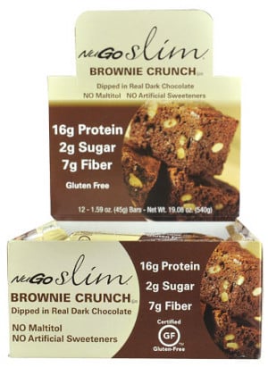 Nugo Nutrition Slim Bar Brownie Crunch 12 bars