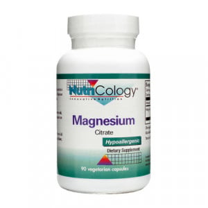 Nutricology Magnesium Citrate - 90 vcaps