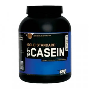 Optimum Nutrition 100% Gold Standard Casein Protein Chocolate Peanut Butter - 4 lbs