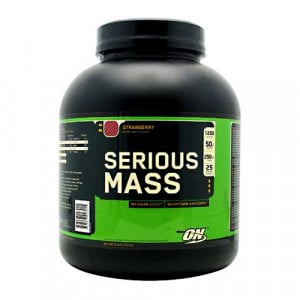 Optimum Nutrition Serious Mass Delicious Strawberry - 6 lbs