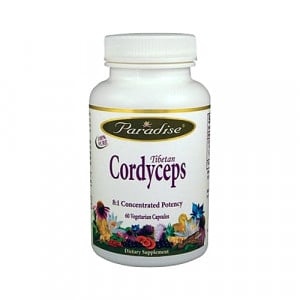 Paradise Herbs Tibetan Cordyceps - 60 vcaps