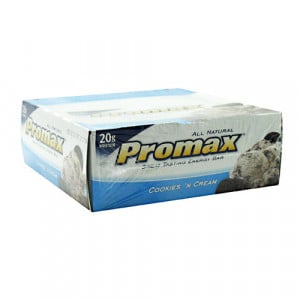 Promax Energy Bar Cookies and Cream - 12 bars