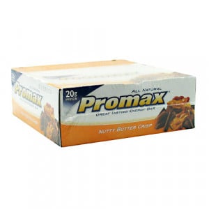 Promax Energy Bar Nutty Butter Crisp - 12 bars