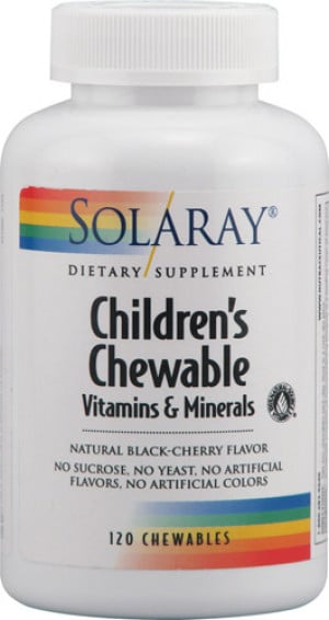 Children's Chewable Vitamins and Minerals Natural Black Cherry 120 chews