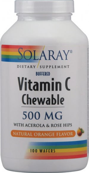 Vitamin C Chewable (500mg) Orange 100 wafrs