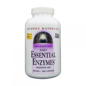 Source Naturals Daily Essential Enzymes (500mg) - 240 vcaps