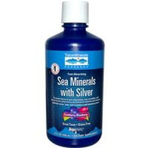 Trace Minerals Sea Minerals with Silver Cranberry Blueberry 32 fl.oz