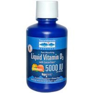 Trace Minerals Liquid Vitamin D3 with ConcenTrace Tropical Cherry 16 fl.oz