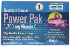 Trace Minerals Electrolyte Stamina Power Pak Concord Grape 32 pckts