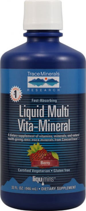 Trace Minerals Liquid Multi Vita-Mineral Berry 32 fl.oz