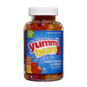 Yummi Bears Organic Multi-Vitamin and Mineral 90 bears