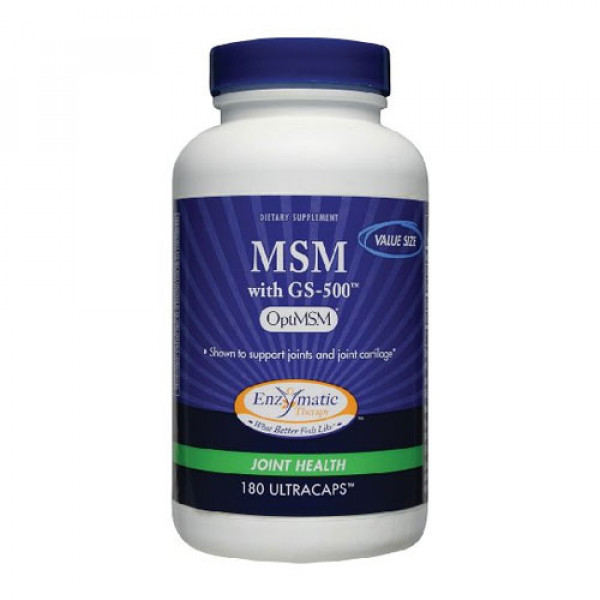 Enzymatic Therapy ® MSM with GS-500 180 caps